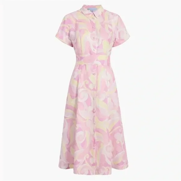 Hill House Lily Dress Pink Candy Kaleidoscopic - Picture 4 of 6
